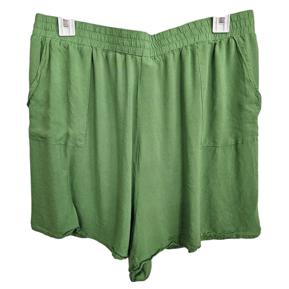 Princess Polly Green Shorts With Pockets Size 12